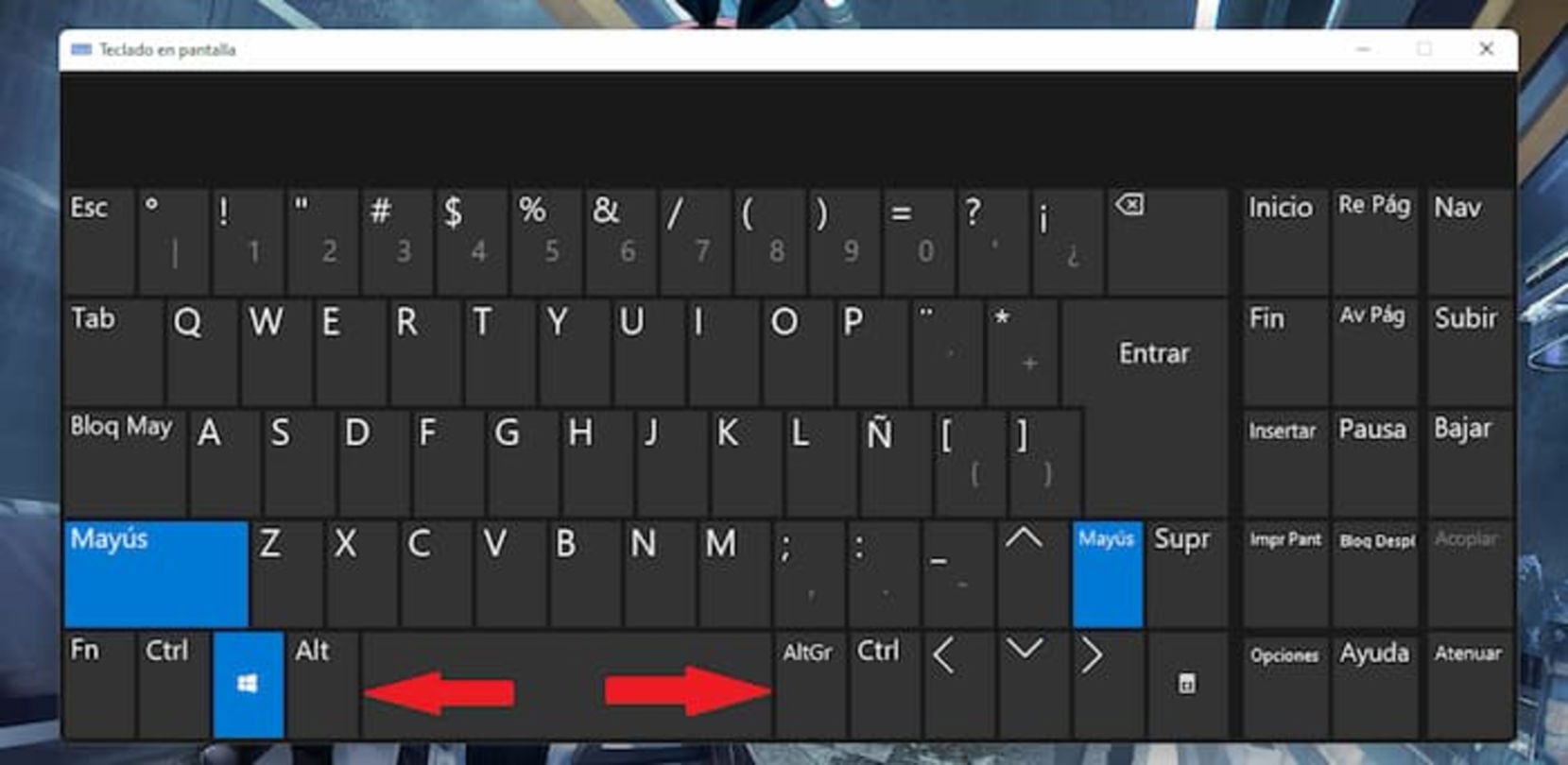 Główne różnice między klawiszem ALT GR a klawiszem ALT na klawiaturze systemu Windows